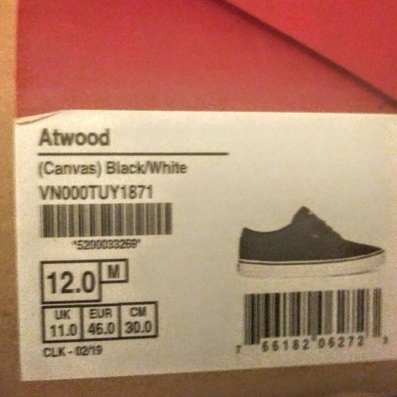 Vans "Off the Wall" Shoes (Size12) - Picture 3 of 3